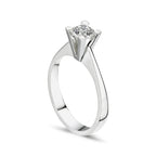 0.75 ct F-SI2 HRD sertifikalı pırlanta tektaş yüzük 14K altın
