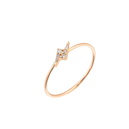 Bolt Diamond Ring