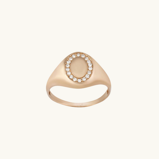 Chevalier Pinky Diamond Ring