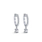 Round Cut Diamond Earrings