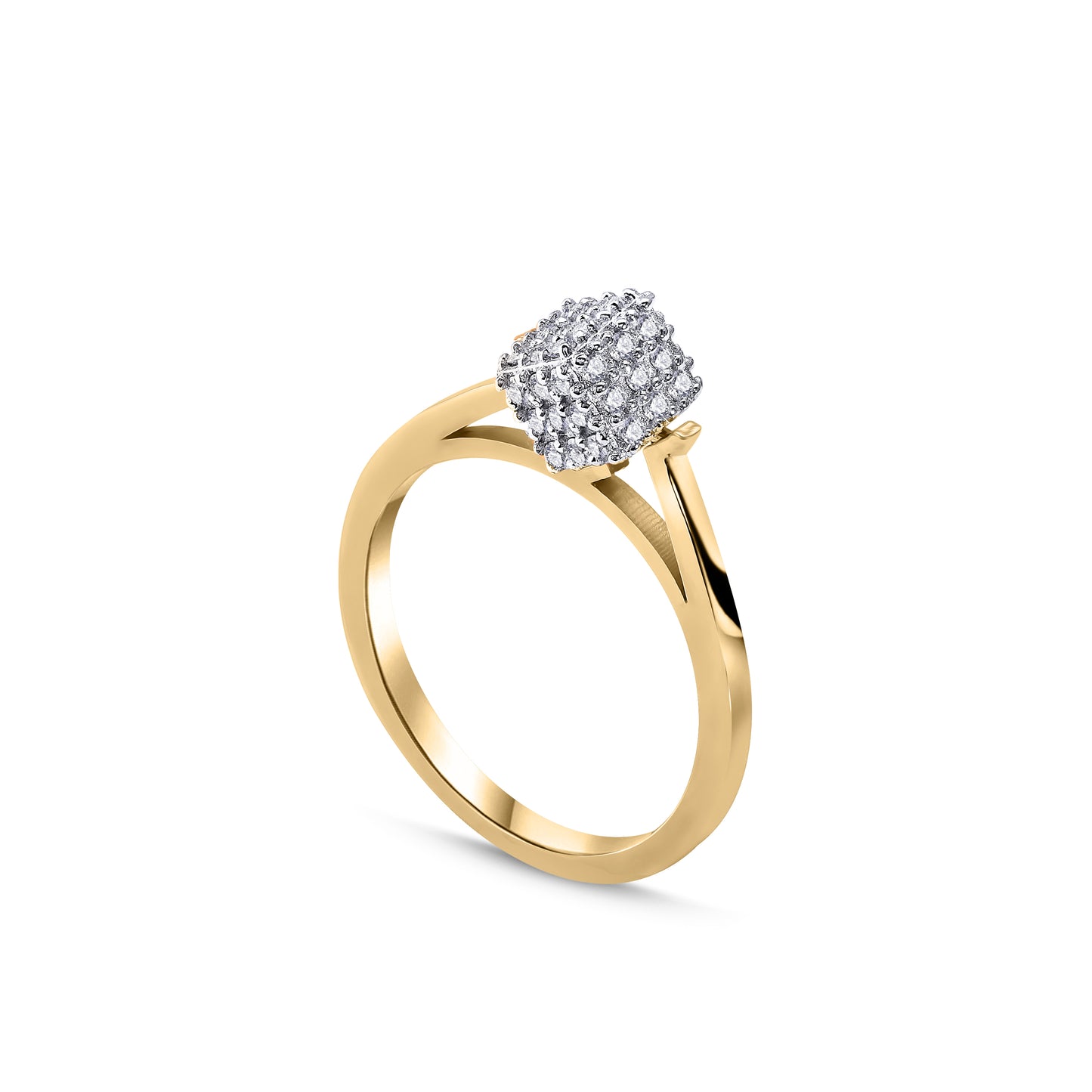 Squared Diamond Ring