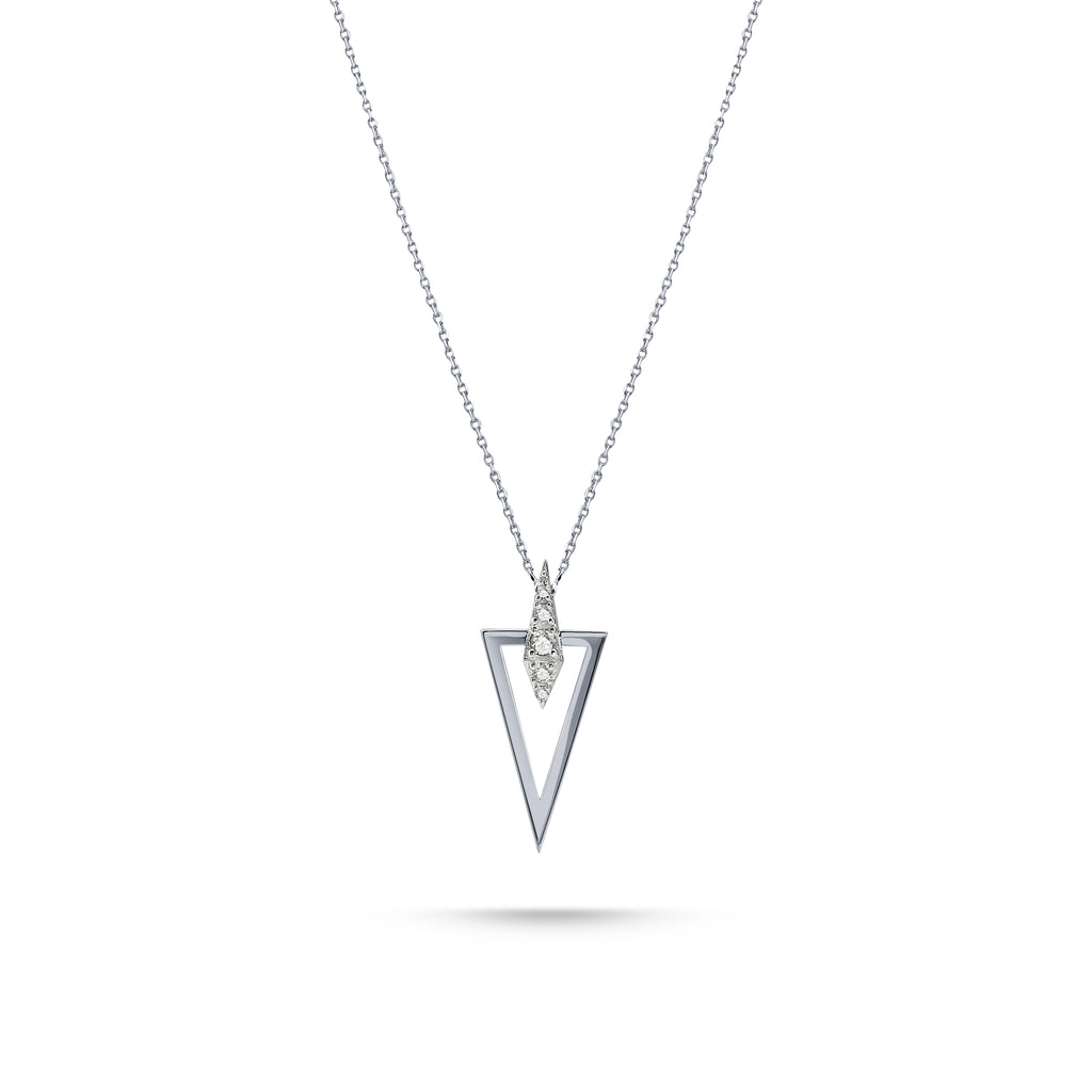 Pyromis Kolye detay görünümü - 14K altın pırlanta kolye