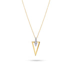 Pyromis Kolye detay görünümü - 14K altın pırlanta kolye