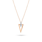 Pyromis Kolye detay görünümü - 14K altın pırlanta kolye