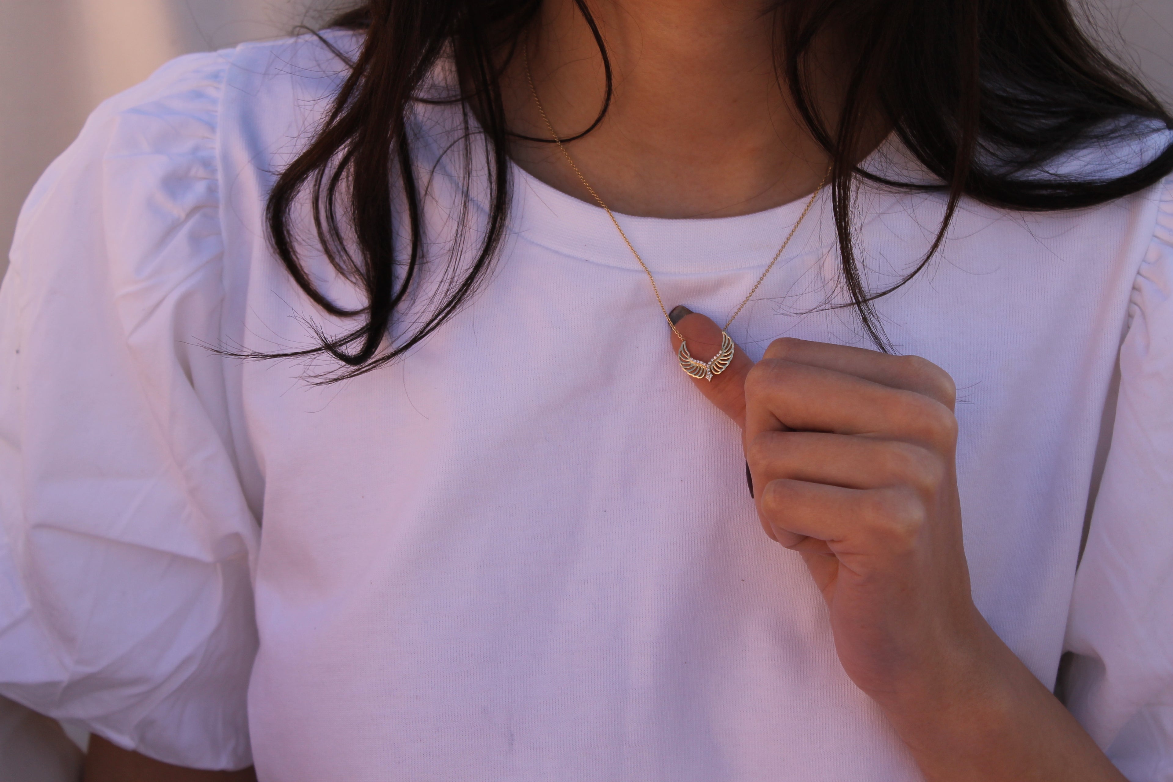 Angel Diamond Necklace