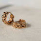 Mini Diamond Gold Earrings