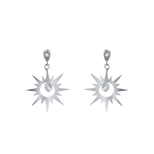 The Sun Diamond Earrings