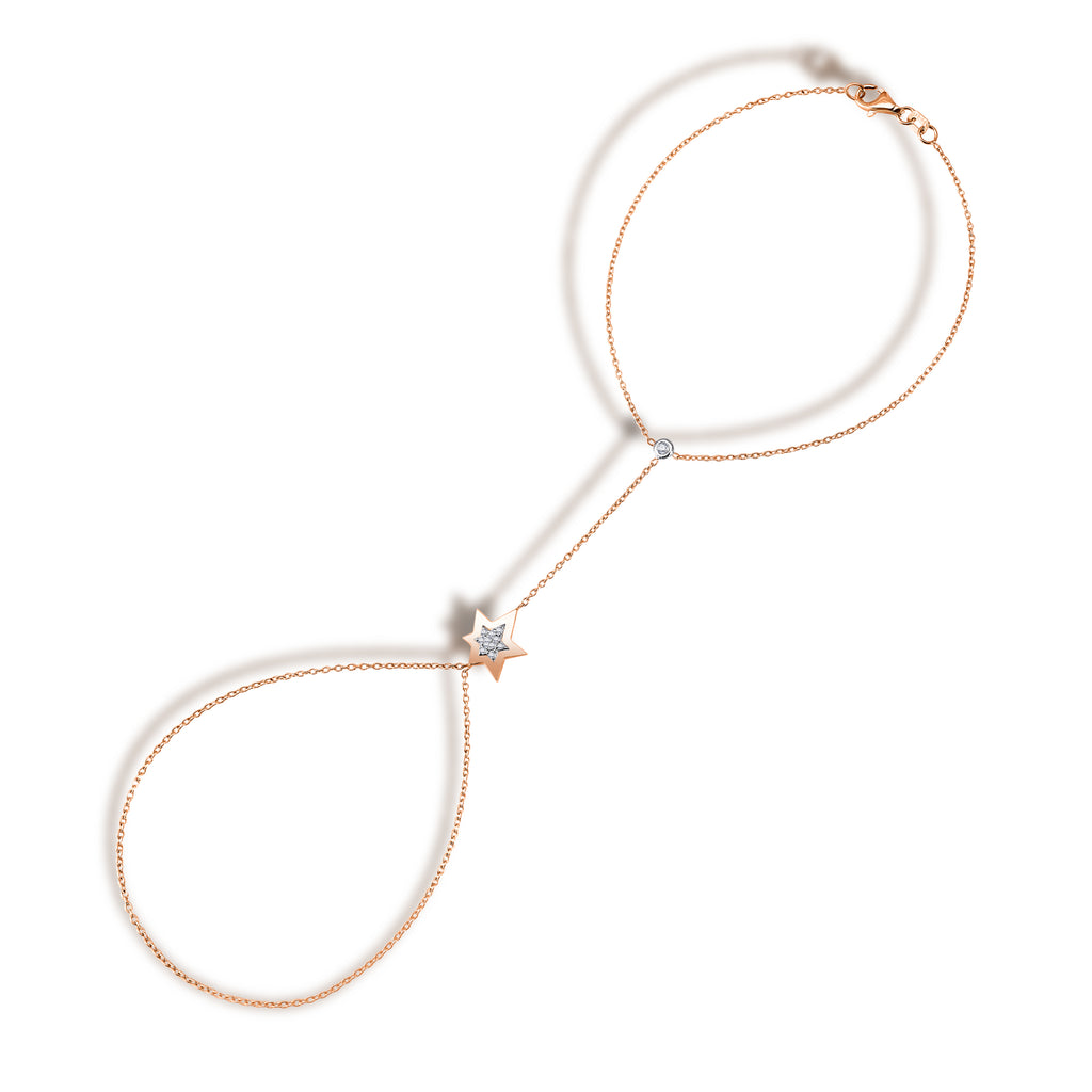 Asteria Şahmeran detay görünümü - 14K altın pırlanta şahmeran