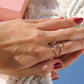 Criss Cross X Diamond Ring