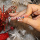 Personalized Letter Rainbow Diamond Ring