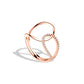 Criss Cross X Diamond Ring