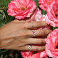 Sun Pinky Finger Diamond Ring