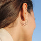 Marquise Ruby Gold Earrings