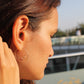 Marquise Ruby Gold Earrings