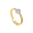 Circular Yüzük detay görünümü - 14K altın pırlanta yüzük