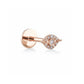 Eye Diamond Gold Piercing