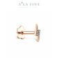 Diamond Bolt Gold Piercing