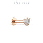 Asymetric Marquise Gold Piercing