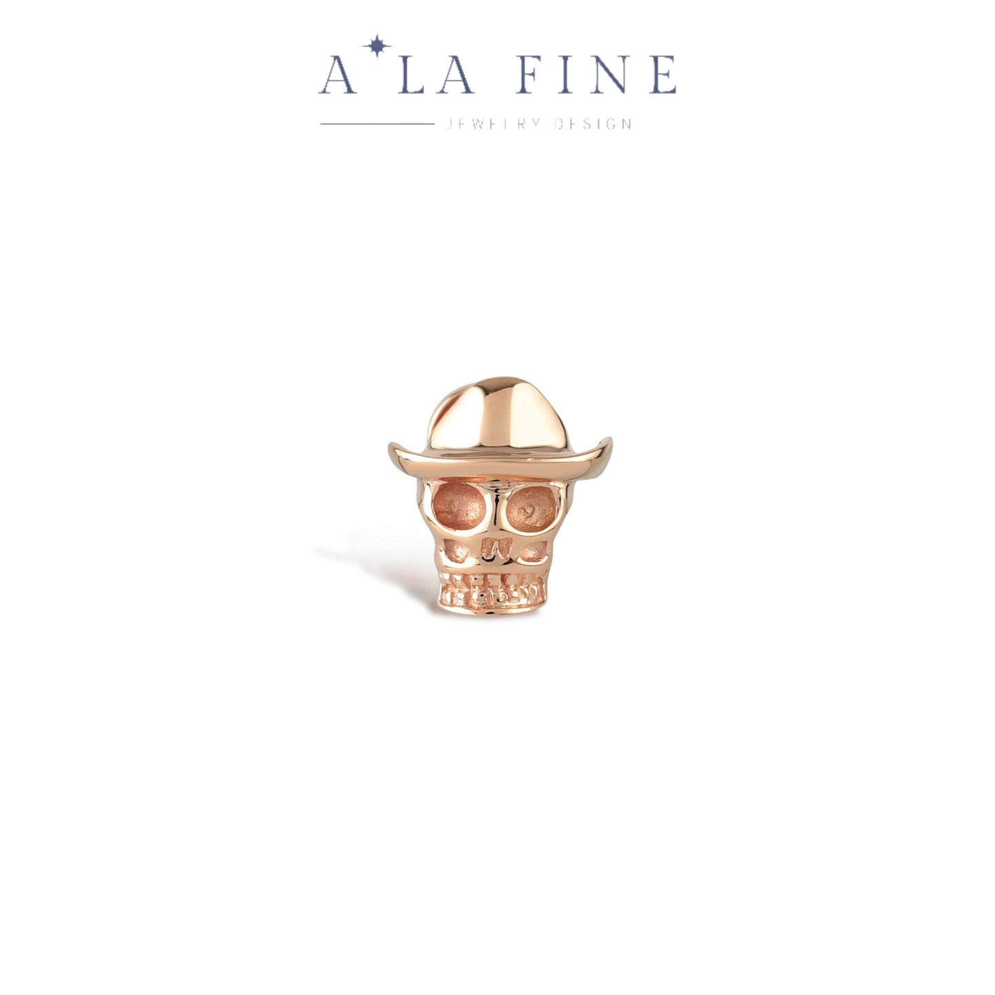 Skull Gold Piercing