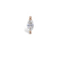 Marquise Diamond Gold Piercing