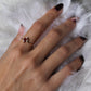 Drop Ruby Diamond Ring