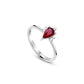 Drop Ruby Diamond Ring