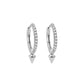 Cone Diamond Gold Earrings