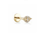 Eye Diamond Gold Piercing