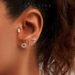 Asymetric Marquise Gold Piercing