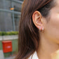 Evil Eye Diamond Gold Earrings