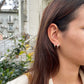 Evil Eye Diamond Gold Earrings