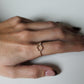 Circle Baguette Diamond Ring
