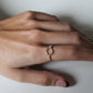 Circle Baguette Diamond Ring