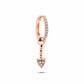 Arrow Dangle Diamond Gold Earrings