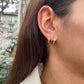 Evil Eye Diamond Gold Earrings
