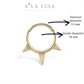 Cone Clicker Gold Piercing