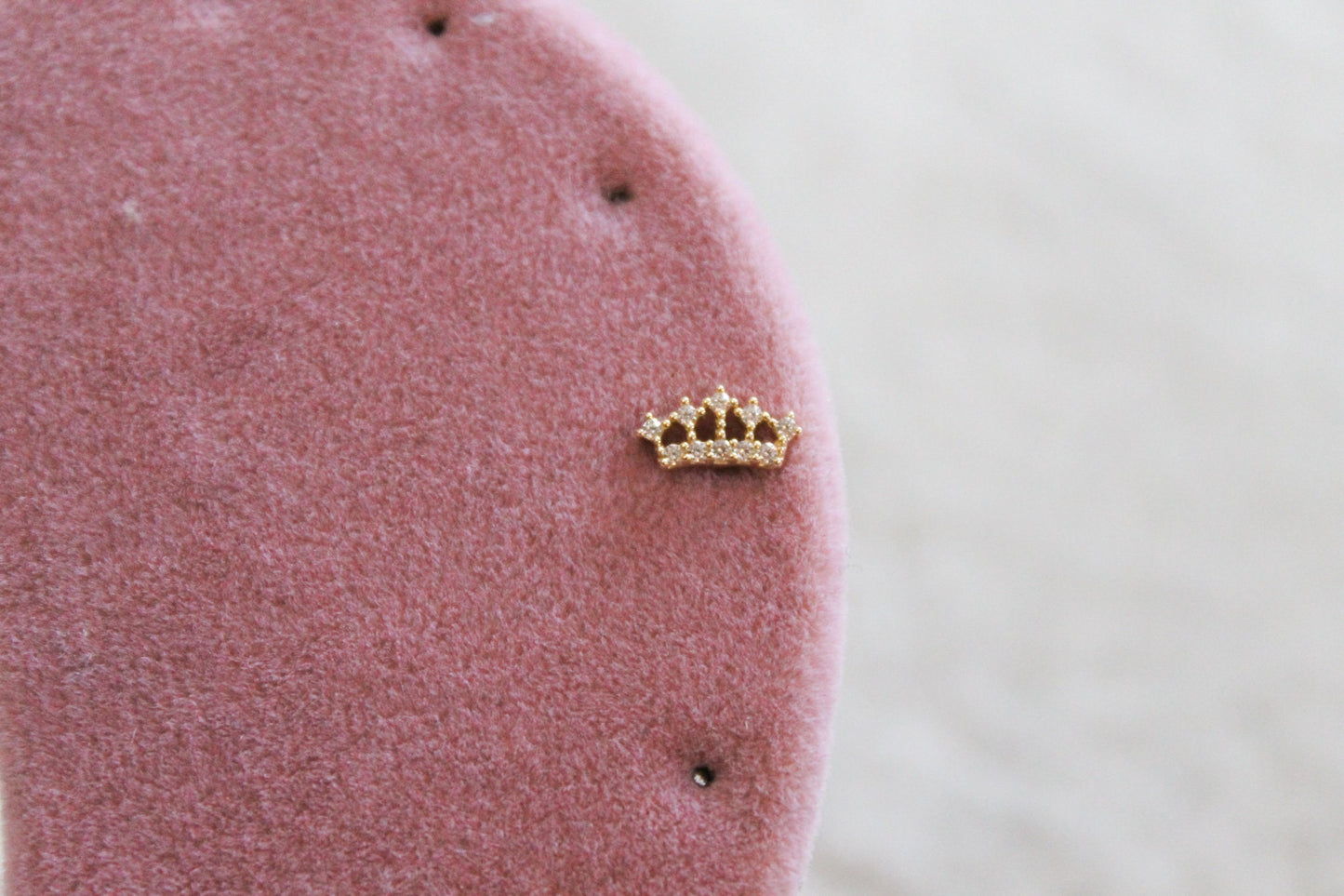 Queen Crown Gold Piercing