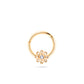 Flower Clicker Gold Piercing