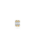 Baguette Cut Diamond Gold Piercing detay görünümü - 14K altın pırlanta baget piercing