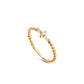 Cross Baguette Cut Diamond Ring