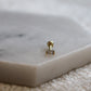 Single Baguette Gold Piercing
