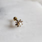 Floral Pearl Gold Piercing