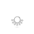 Clown Diamond Gold Clicker Piercing - 14K altın pırlanta piercing