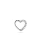 Half Heart Clicker Gold Piercing