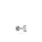 Single Baguette Gold Piercing
