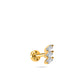 Trio Baguette Gold Diamond Piercing