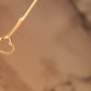 Half Heart Clicker Gold Piercing