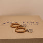 Tear Drop Gold Earrings
