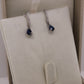 Tear Drop Sapphire Gold Earrings