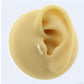 5 Baguette Cut Gold Piercing
